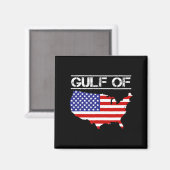 米国湾トランプ米国地図 マグネット (正面/裏面)