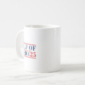 米国湾メキシおもしろいコ湾2025年 コーヒーマグカップ (正面左)