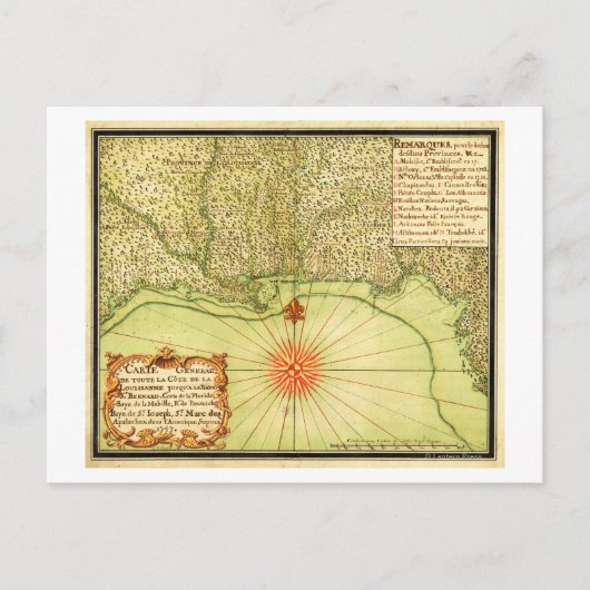 米国湾岸パノラミッ統一されたクの地図 ポストカード (正面)