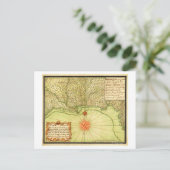 米国湾岸パノラミッ統一されたクの地図 ポストカード (スタンド正面)