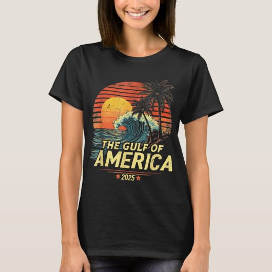 米国湾米国国旗メキシコ Tシャツ (正面)