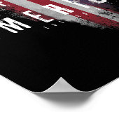 米国湾2025年国旗ヴィンテージアメリカ_5 ポスター (角)