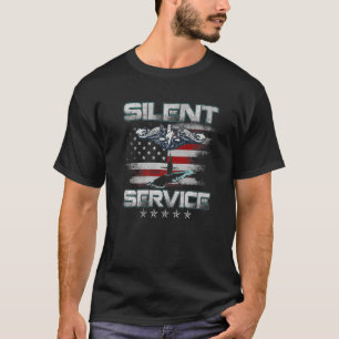 米国潜水艦退役軍人 サイレントサービス 潜水艦乗り アメリカ Tシャツ