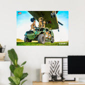 米国特殊運転車 – M1288 GMV 1.1 ポスター (ホームオフィス)