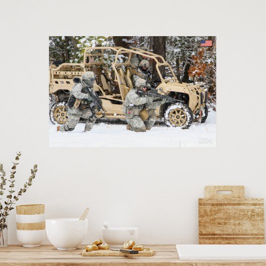 米国特殊運転車 – MRZR-4 ポスター (キッチン)