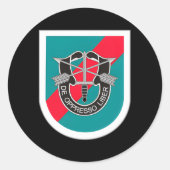 米国特殊部隊20番目の特殊部隊Sfg ラウンドシール (正面)