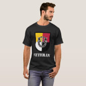 米国特殊部隊 – 3Rd Sfg (グループ) -退役軍人Blac Tシャツ (正面フル)