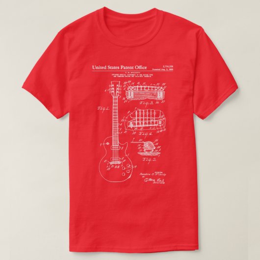 米国特許音響 Tシャツ (デザイン正面)