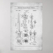 米国特許2728159号 - 銃剣 ポスター (正面)