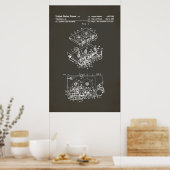 米国特許 – カセットプレーヤー ポスター (キッチン)