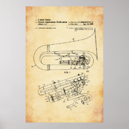 米国特許 - チューバ ポスター