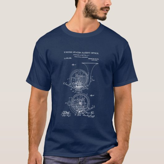 米国特許 – ホーフランスのン Tシャツ (正面)
