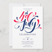 米国独立型バッシュ 招待状 (正面)