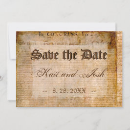 米国独立宣言アメージング・パーチメント 招待状