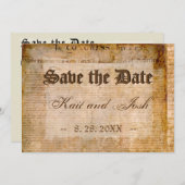 米国独立宣言アメージング・パーチメント 招待状 (正面/裏面)