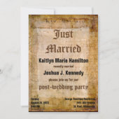 米国独立宣言アメージング・パーチメント 招待状 (正面)