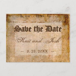 米国独立宣言アメージング・パーチメント 案内ポストカード