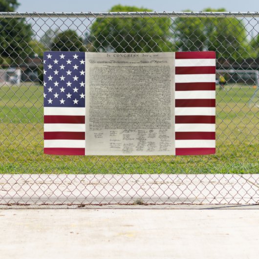 米国独立宣言 横断幕 (インサイチュ)