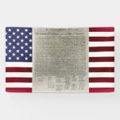 米国独立宣言 横断幕 (横)