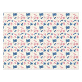 米国独立記念日お祝い記号 テーブルクロス (正面(横))