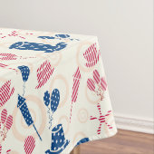 米国独立記念日お祝い記号 テーブルクロス (インサイチュ)