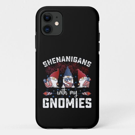 米国独立記念日と私のノームたちによる悪戯 Case-Mate iPhoneケース (裏面)