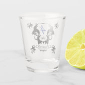 米国独立記念日のグリーティングカード ショットグラス (裏面)