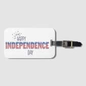 米国独立記念日ラゲージタグ ラゲッジタグ (正面横)