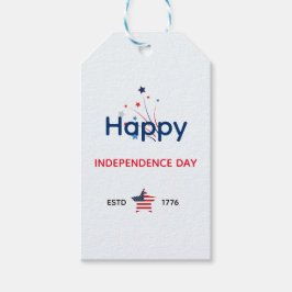 米国独立記念日7月4日のご挨拶 ギフトタグ