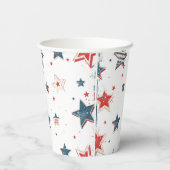 米国独立記念日7月4日 紙コップ (裏面)