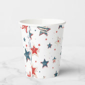 米国独立記念日7月4日 紙コップ (左)