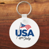 米国独立記念日 キーホルダー (正面)