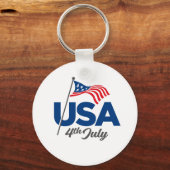 米国独立記念日 キーホルダー (正面)