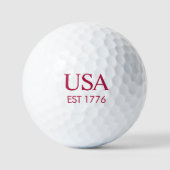 米国独立1776年 ゴルフボール (正面)