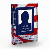 米国獣医記念カスタム フォトブロック (左)