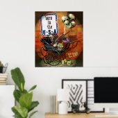 米国生まれで ポスター (ホームオフィス)