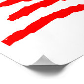 米国生まれのポス走パーソナライズされたター ポスター (角)