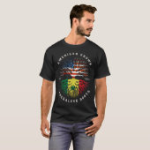 米国産セネガル根セネガル国旗 Tシャツ (正面フル)