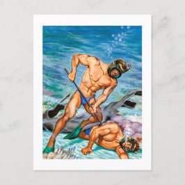 米国男子（1952年12月） ポストカード