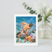 米国男子（1952年12月） ポストカード (スタンド正面)