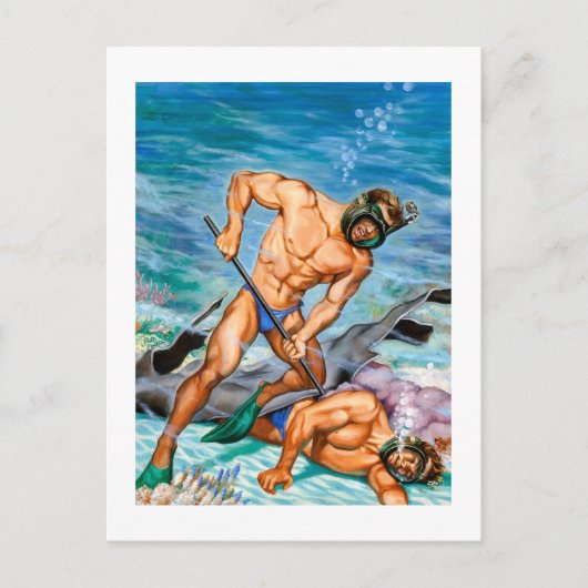 米国男子（1952年12月） ポストカード (正面)