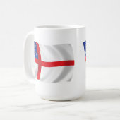米国監督教会の旗マグカップ コーヒーマグカップ (正面左)