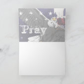 米国祈向け – 7月4日あいさつカード カード (内部)