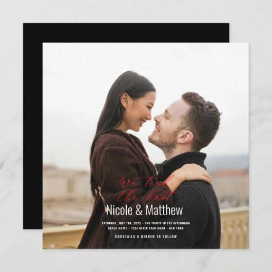 米国祝招待状 (正面/裏面)