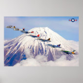 米国空母エアウィング ポスター (正面)