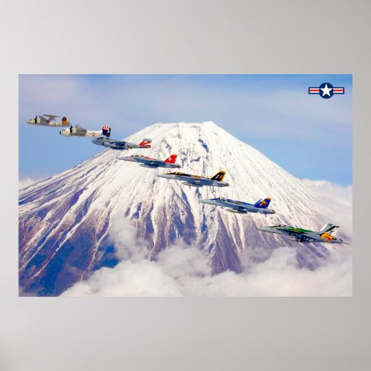 米国空母エアウィング ポスター (正面)