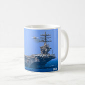 米国空母 – CVN-68 Mug コーヒーマグカップ (正面右)