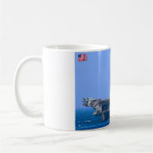 米国空母 – CVN-68 Mug コーヒーマグカップ (左)