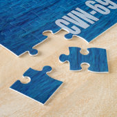 米国空母 – CVN 69 （20x30インチ） ジグソーパズル (側面)