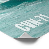 米国空母 – CVN-71 ポスター (角)